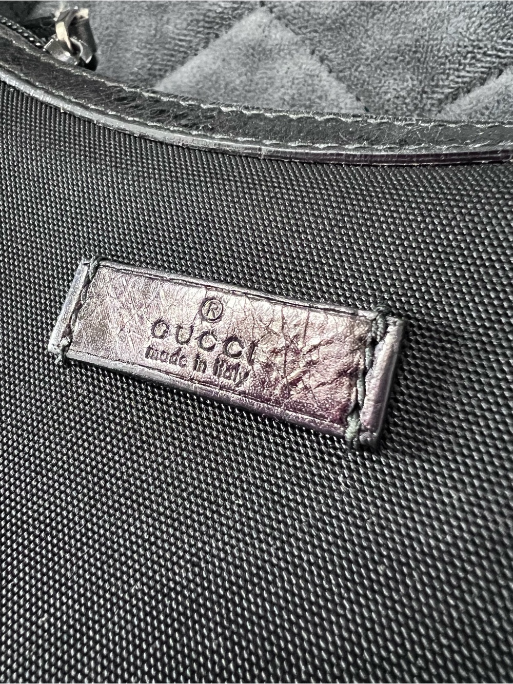 Gucci Shoulder Bag Vintage Small Black Mini 90s style y2k - Picture 3 of 15